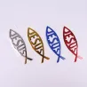 Jesus / fish symbol - car stickerStickers