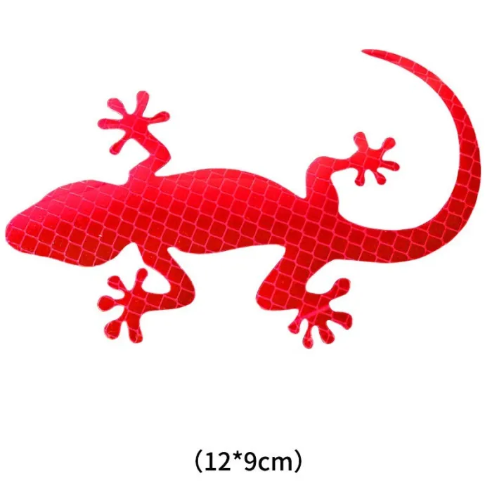 PegatinasAdhesivo reflectante para coche - patrón de gecko - 2 piezas