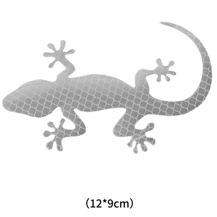 PegatinasAdhesivo reflectante para coche - patrón de gecko - 2 piezas