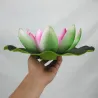 Iluminación solarFlor con energía solar - forma de loto - LED - decoración flotante de fuente / estanque
