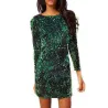 Green sequin mini dressDresses