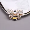 Crystal bee broochBrooches