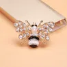 Crystal bee broochBrooches