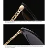Cat eye style sunglasses - with chain / heartSunglasses