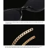 Cat eye style sunglasses - with chain / heartSunglasses