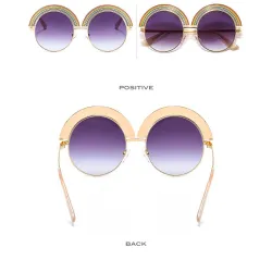 Round rainbow sunglasses - metal frameSunglasses