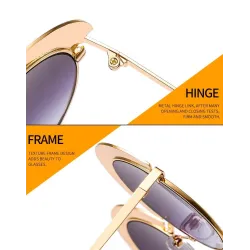 Round rainbow sunglasses - metal frameSunglasses