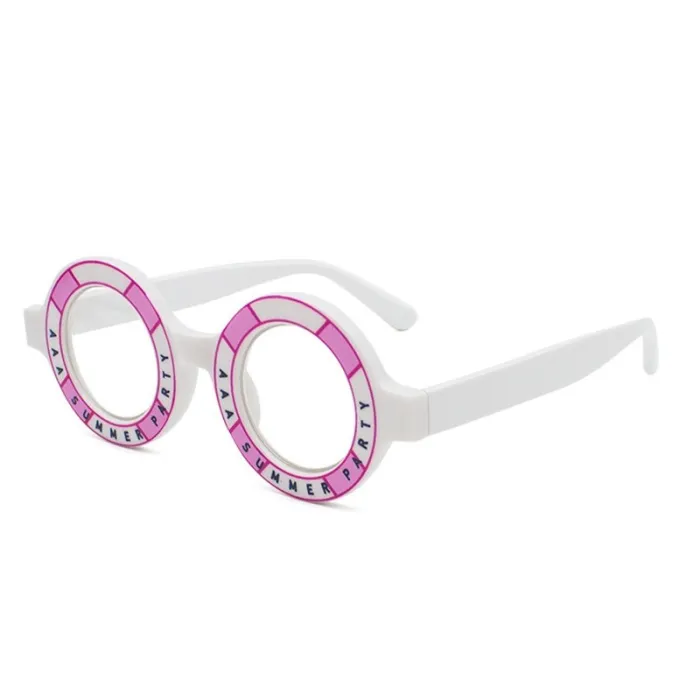 Gafas de solGafas de sol redondas retro - lentes transparentes