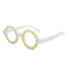 Gafas de solGafas de sol redondas retro - lentes transparentes