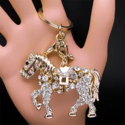 llaveroLlavero caballo de cristal