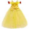 DisfracesVestido elegante con hombros descubiertos - Disfraz de niña amarillo