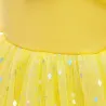 DisfracesVestido elegante con hombros descubiertos - Disfraz de niña amarillo