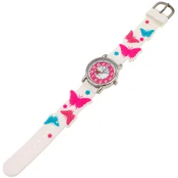 RelojReloj de cuarzo para niños - correa de silicona decorativa