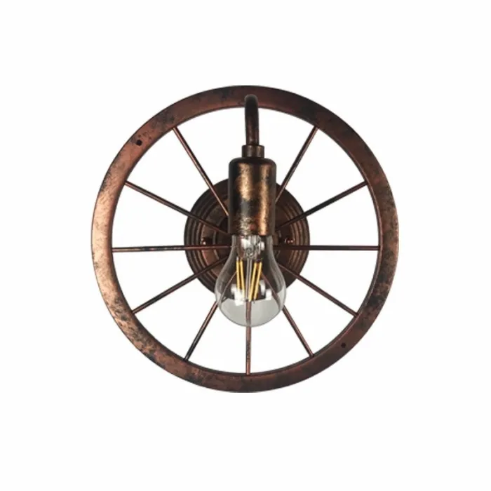 ApliquesRueda industrial vintage - lámpara de pared
