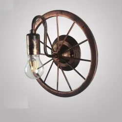 ApliquesRueda industrial vintage - lámpara de pared