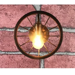 ApliquesRueda industrial vintage - lámpara de pared