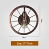 ApliquesRueda industrial vintage - lámpara de pared