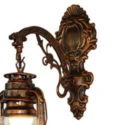 ApliquesLámpara de pared LED vintage - linterna de hierro