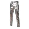 Fashionable shiny metallic pantsPants
