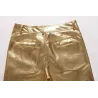 Fashionable shiny metallic pantsPants