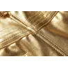 Fashionable shiny metallic pantsPants