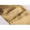 Fashionable shiny metallic pantsPants