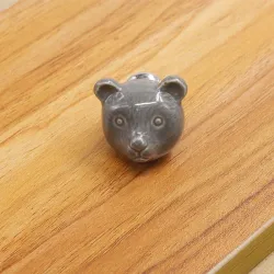 3D ceramic bear - furniture handles - knobsFurniture