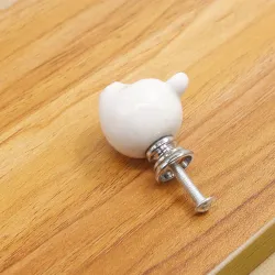 MueblesOso de cerámica 3D - tiradores para muebles - pomos