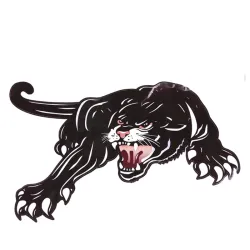 Black tiger - vinyl car stickerStickers