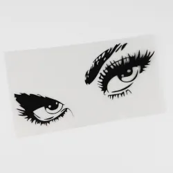 PegatinasEtiqueta engomada del coche de vinilo - ojos sexy