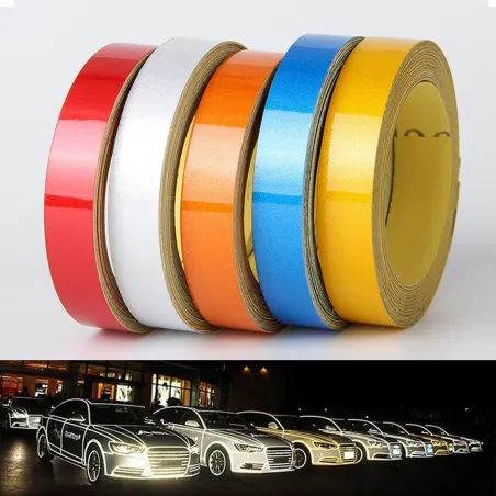 PegatinasCinta reflectante - Adhesivo coche/moto - 1 cm * 5 m