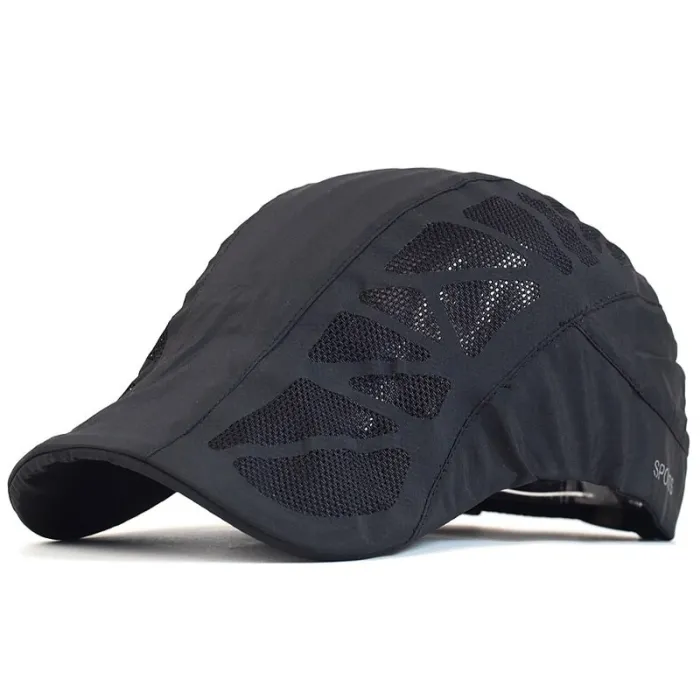 Sombreros & gorrasGorra con visera Trendy - estilo Newsboy - con malla - unisex