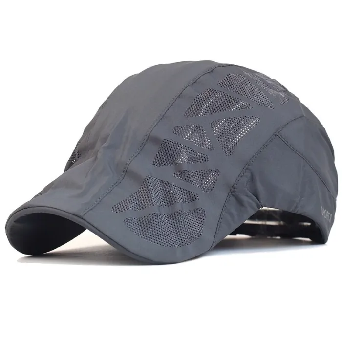 Trendy visor cap - newsboy style - with mesh - unisexHats & Caps