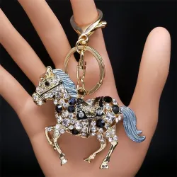 llaveroLlavero caballo de cristal