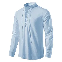 CamisetasCamisa clásica manga larga - escote anudado