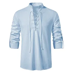CamisetasCamisa clásica manga larga - escote anudado