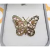 BrochesMariposa de concha con perla - broche