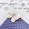 BrochesBroche mariposa concha blanca - con perla -