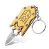 Cuchillos & multitoolsMini navaja plegable - con llavero - acero inoxidable