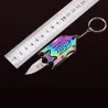 Cuchillos & multitoolsMini navaja plegable - con llavero - acero inoxidable