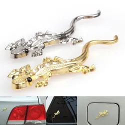 PegatinasLagarto de metal con cristales - pegatina para coche