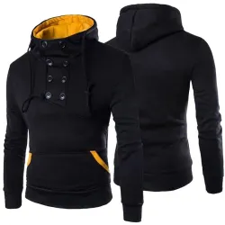 Hoodies & SudaderaCálida sudadera con capucha - con botones en el cuello