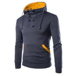 Hoodies & SudaderaCálida sudadera con capucha - con botones en el cuello