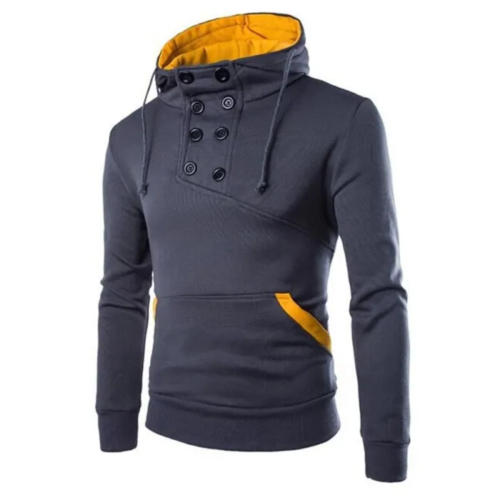 Hoodies & SudaderaCálida sudadera con capucha - con botones en el cuello