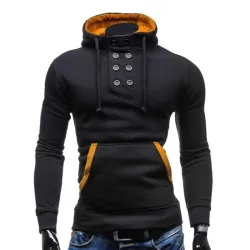 Hoodies & SudaderaCálida sudadera con capucha - con botones en el cuello