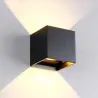 Square LED wall lamp - adjustable - IP65 waterproof - AC85-265V - 6WWall lights