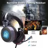 AuricularesZOP N43 - auriculares para juegos - auriculares con micrófono / luces LED