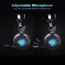 AuricularesZOP N43 - auriculares para juegos - auriculares con micrófono / luces LED