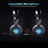 AuricularesZOP N43 - auriculares para juegos - auriculares con micrófono / luces LED