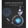 AuricularesZOP N43 - auriculares para juegos - auriculares con micrófono / luces LED